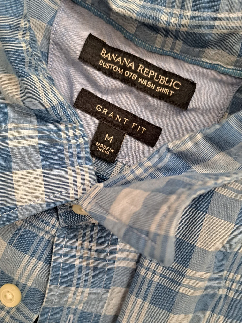 Banana Republic soft plaid